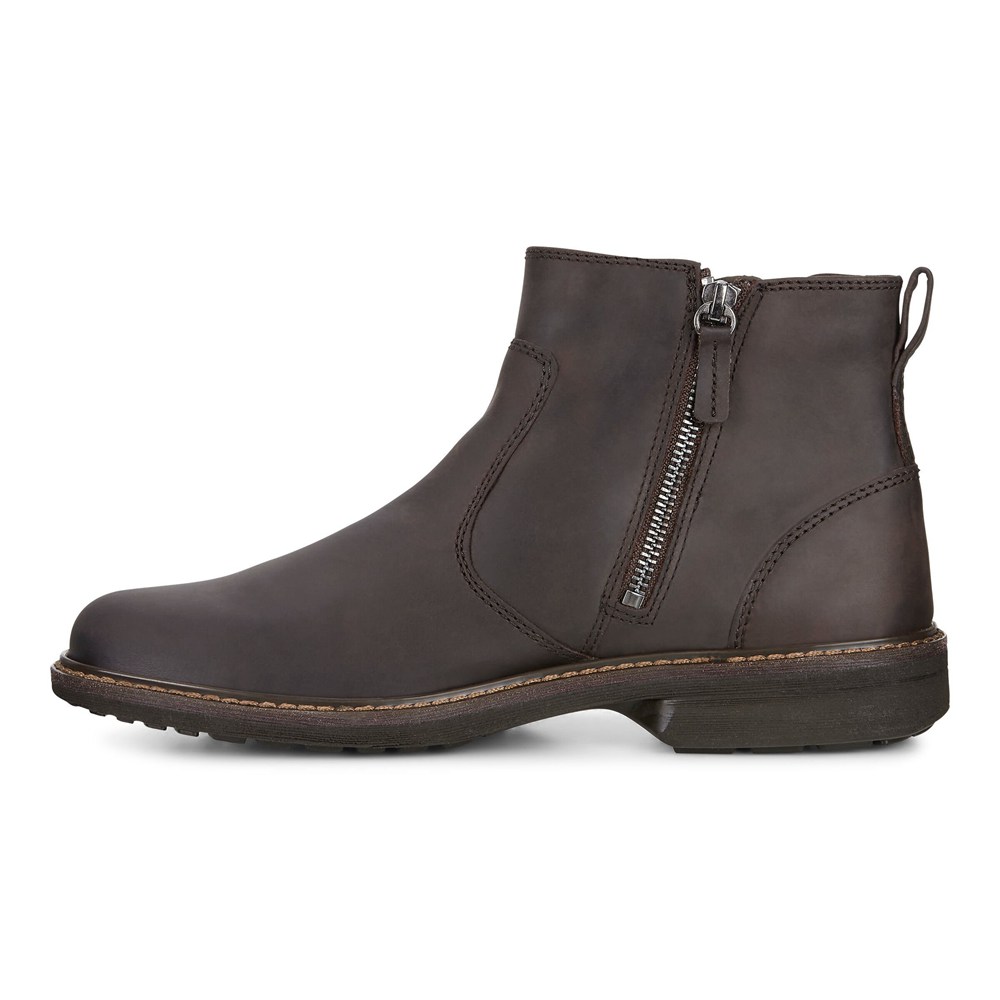 Botas Hombre - ECCO Turn Gtx Chukka - Grises Oscuro - PEQ913876